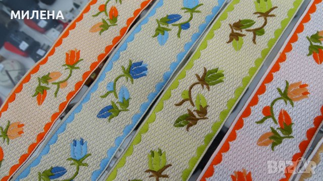 УКРАСИТЕЛНА ТЕКСТИЛНА ЛЕНТА - ЛАЛЕ, снимка 4 - Други - 40189623