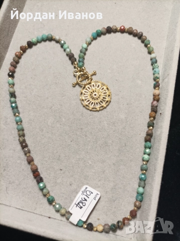 Дамско колие от яспис , снимка 2 - Колиета, медальони, синджири - 51949089