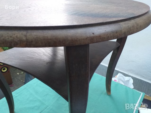 Италианска дървена маса от 1936г, снимка 5 - Антикварни и старинни предмети - 34647775