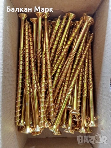 Професионални винтове за дърво тип "Торнадо" – HSeasy Pro 6х120, 100бр