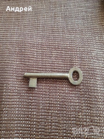 Стар метален ключ #12, снимка 3 - Колекции - 52629990