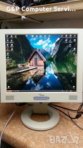 LCD Monitor 17' Fujitsu Siemens P17-1 - Перфектен !!!, снимка 1 - Монитори - 26910008