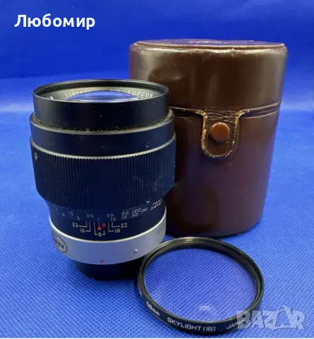 Обeктив TOPCON 135 mm - Японски, снимка 3 - Обективи и филтри - 49152703