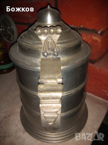 Халба ледарка, снимка 4 - Антикварни и старинни предмети - 27770339