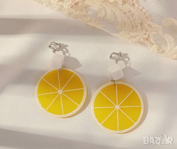 Нови свежи обеци лимони Привлечете внимание  Бъдете различни‼️, снимка 8 - Обеци - 44125885
