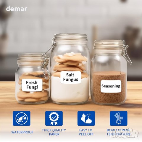 Phomemo 635381-21 Самозалепващи се адресни етикети A4, 21 етикета на лист A4, 2100 етикета, бели, снимка 4 - Консумативи за принтери - 43940697