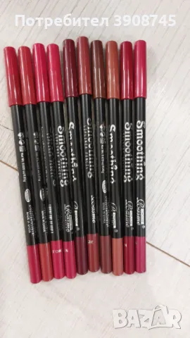 Комплект 10 моливи за устни, снимка 2 - Декоративна козметика - 47984101