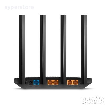 Безжичен Рутер TP-LINK Archer C6 AC1200 MU-MIMO технология Рутер за дома и офиса, снимка 3 - Рутери - 38403723