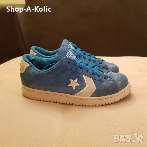 Original Retro Vintage OG 1990s CONVERSE ALL-STAR One Star Blue Suede Leather Low Top Sneakers , снимка 3 - Кецове - 38451823