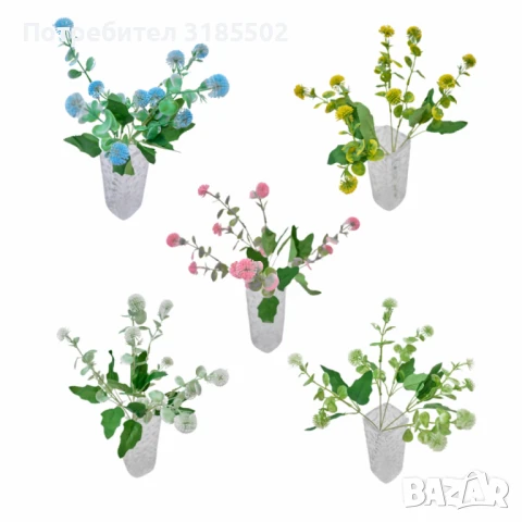 Изкуствени букети от хортензии – Елегантност и свежест за всяко пространство, снимка 2 - Изкуствени цветя - 51227589