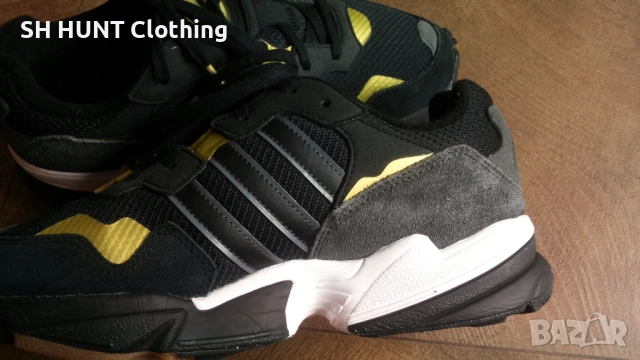 Adidas Yung-96 J Black Gray Gold Размер EUR 38 / UK 5 дамски детски маратонки 174-14-S, снимка 9 - Детски маратонки - 52652184