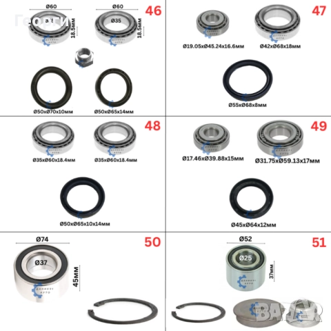 Колесен лагер главина, снимка 10 - Части - 51861014