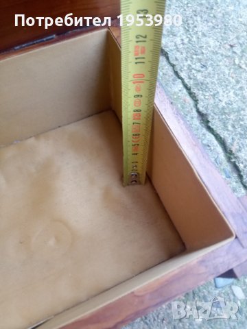 Старинна дървена кутия за бижута, снимка 7 - Антикварни и старинни предмети - 40849541