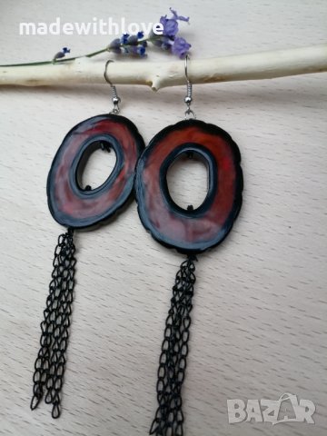 Ръчно изработени обеци, снимка 4 - Обеци - 43242957