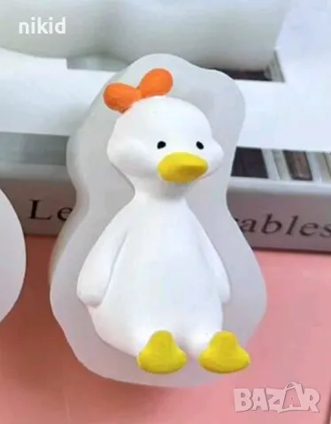 3d право Пате с пандела силиконов молд форма фондан шоколад гипс смола свещ декор , снимка 3 - Форми - 49980883