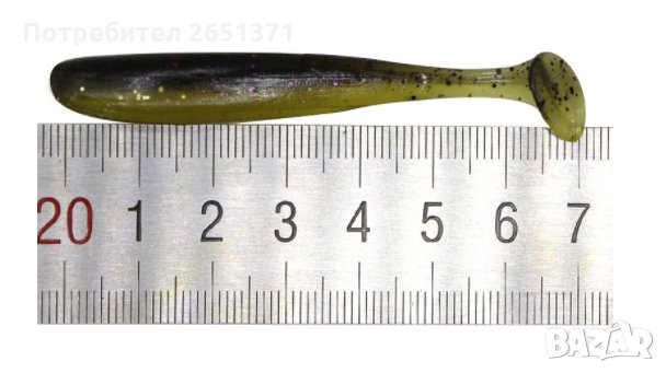 Силиконова примамка с Т-опашка, 10 бр. в опаковка- 5.00 лв., снимка 5 - Стръв и захранки - 34727463