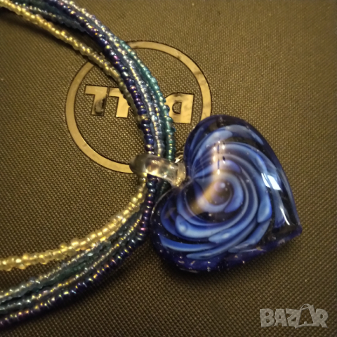  Мурано оригинална огърлица арт деко разпродажба , снимка 2 - Колиета, медальони, синджири - 36499010