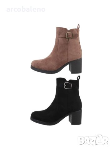 Дамски боти на висок ток, 2цвята