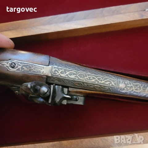 луксозен подарък кремъчен пищов авторски, снимка 7 - Антикварни и старинни предмети - 50559655