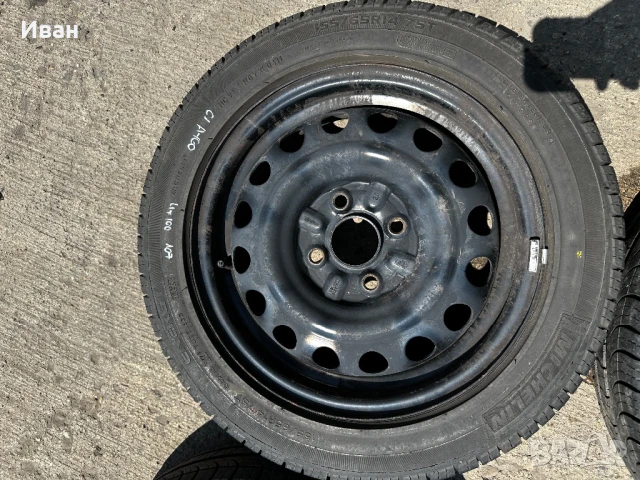 Железни джанти 4х100 Peugeot 107 Citroen C1 Toyota Aygo , снимка 3 - Гуми и джанти - 50703408