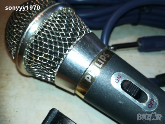 philips profi mic+кабел+държач 2603211047, снимка 3 - Микрофони - 32308858