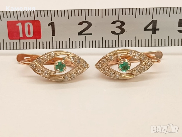 Руско злато , снимка 3 - Обеци - 52440135