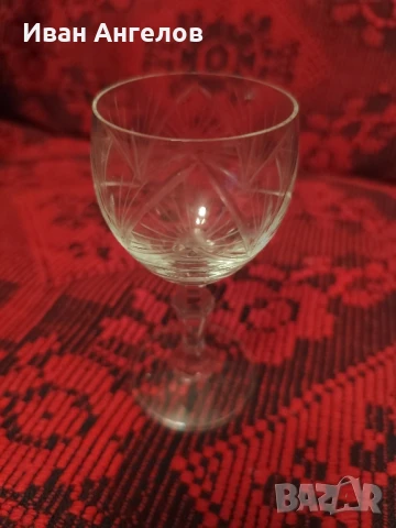 Нов комплект стъклени чаши за ракия , снимка 3 - Чаши - 47239396