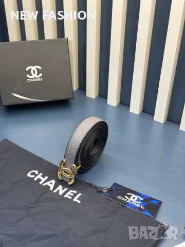 Унисекс Модел Колани -Естествена Кожа ✨ CHANEL , снимка 4 - Колани - 49578929