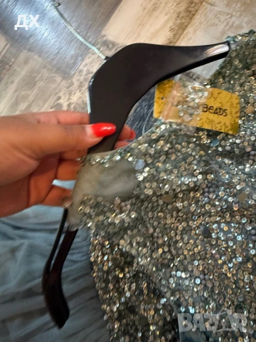 Рокля с пайети и тюл Lace & Beads, снимка 2 - Рокли - 51197714