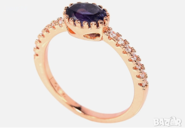 СРЕБЪРЕН ПРЪСТЕН С ЙОЛИТ (НИГЕРИЯ), снимка 2 - Пръстени - 51596801