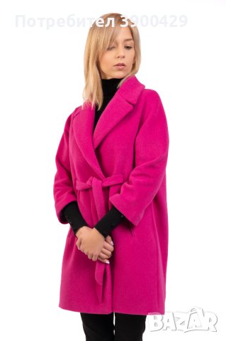 Дамско Палто Helsinki - Фуксия, снимка 2 - Палта, манта - 43069050