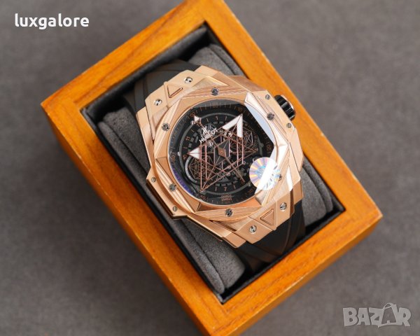 Мъжки часовник Hublot Big Bang Sang Bleu II с автоматичен механизъм, снимка 2 - Мъжки - 43861932