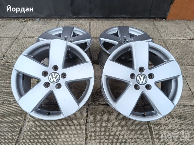 ОРИГИНАЛНИ джанти 17' цола 5x112 57,1 VW / Фолксваген АУДИ Сеат Шкода, снимка 2 - Гуми и джанти - 51238366