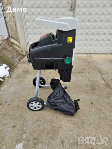 Дробилка за клони 2800W | Тиха ролкова | до 45 мм | Градински шредер 🌿