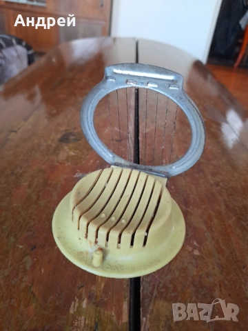 Стар уред за рязане на яйца,яйцерезачка #11, снимка 4 - Други ценни предмети - 53261848