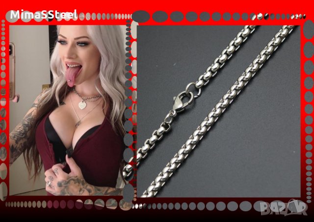 Ланче верижка колие ланец, снимка 2 - Колиета, медальони, синджири - 28010339