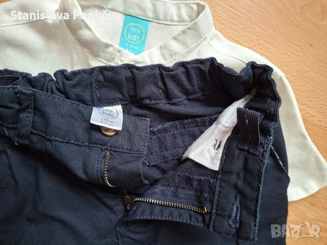 Риза и панталон 110 / 4-5г, снимка 2 - Детски комплекти - 51406475