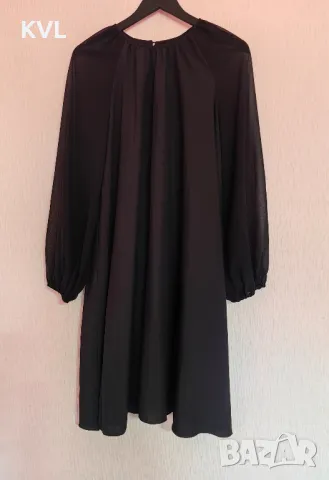 Shein, черна рокля, XL, снимка 6 - Рокли - 48835214