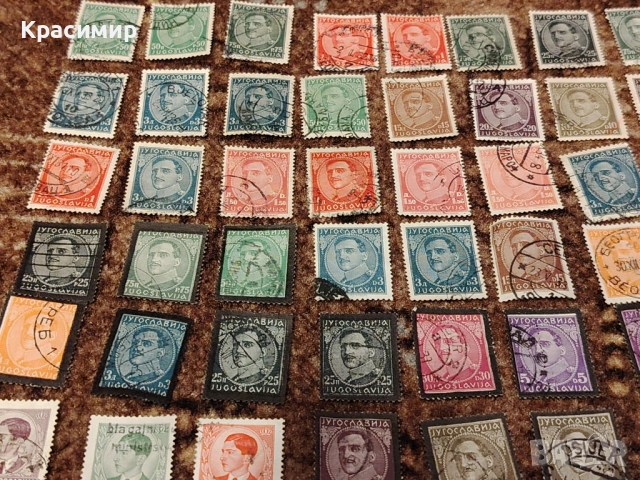 Крал Александър Караджорджевич и Петър. ПОЩЕНСКИ марки, снимка 6 - Филателия - 52921186