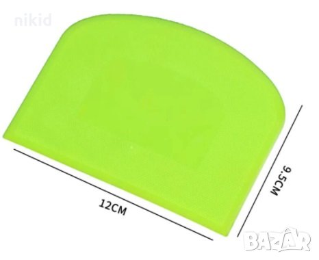 гладка шпатула пластмасова за измазване заглаждане декориране рязане на торта крем тесто, снимка 2 - Аксесоари за кухня - 33320977