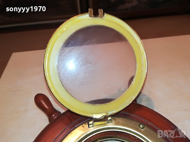 ANTIQUE-FRANCE-КОРАБЕН РУЛ ЧАСОВНИК 2610221344L, снимка 8 - Антикварни и старинни предмети - 38459008