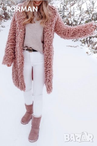 Пухкаво розово палто в Палта, манта в гр. Тетевен - ID37934342 — Bazar.bg