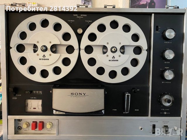 Ролков Магнетофон SONY TC-530 качествен като ролков дек, в много добро състояние, снимка 2 - Декове - 43299827