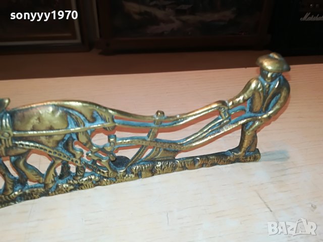 ОРАН-КОНЕ Х 2БР МЕД/МЕСИНГ-ВНОС АНГЛИЯ 1605222057, снимка 9 - Антикварни и старинни предмети - 36782557