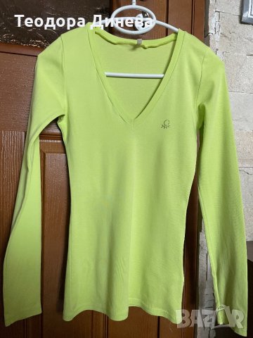 Дамска блуза Benetton , снимка 3 - Блузи с дълъг ръкав и пуловери - 32606710