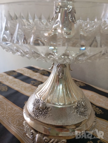 Купа,фруктиера в стил арт деко, снимка 3 - Други ценни предмети - 52521930