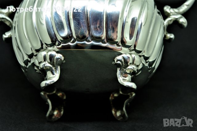 РАЗПРОДАЖБА Сребърна захарница проба 925, уникално гръцко бижу НАМАЛЕНИЕ , снимка 3 - Антикварни и старинни предмети - 37452195