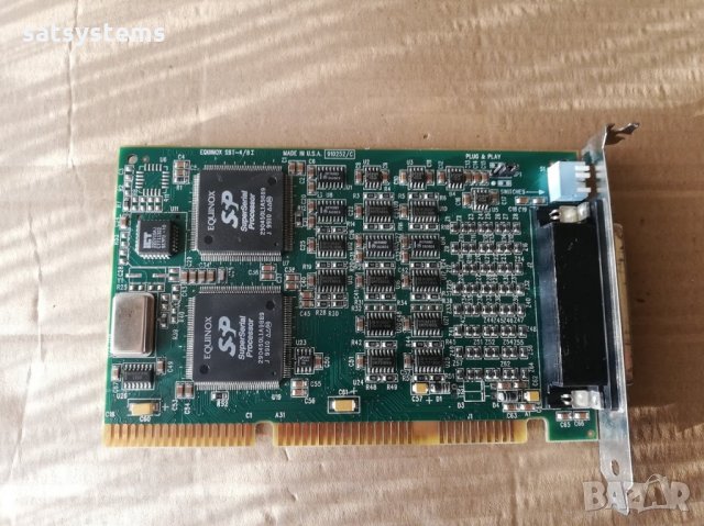EQUINOX SST-4/8I 950252/B ISA Serial Controller Card 910252C, снимка 1 - Други - 32326048