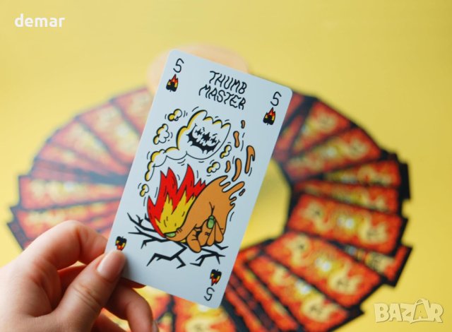  Парти игра с водоустойчиви карти Огненият пръстен, снимка 5 - Настолни игри - 43441795