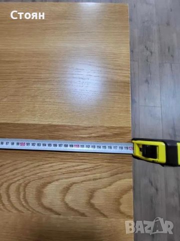Малка дървена трапезна маса от 100 % дъб, снимка 5 - Маси - 43171541